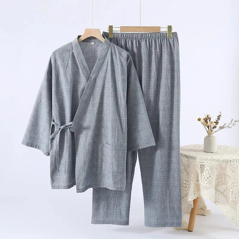 Zestaw piżamowy w stylu kimono