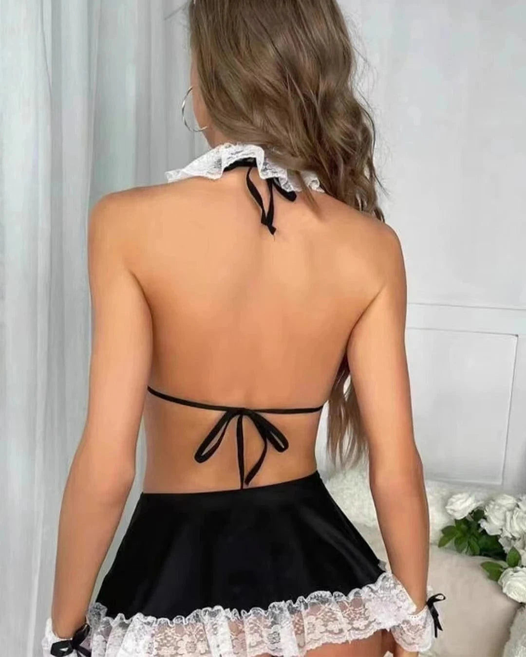 Seksowny komplet pokojówki