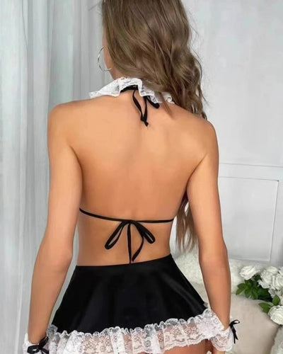 Seksowny komplet pokojówki