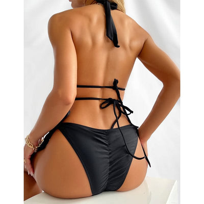 Bikini z ozdobnymi łańcuszkami-Diabolique
