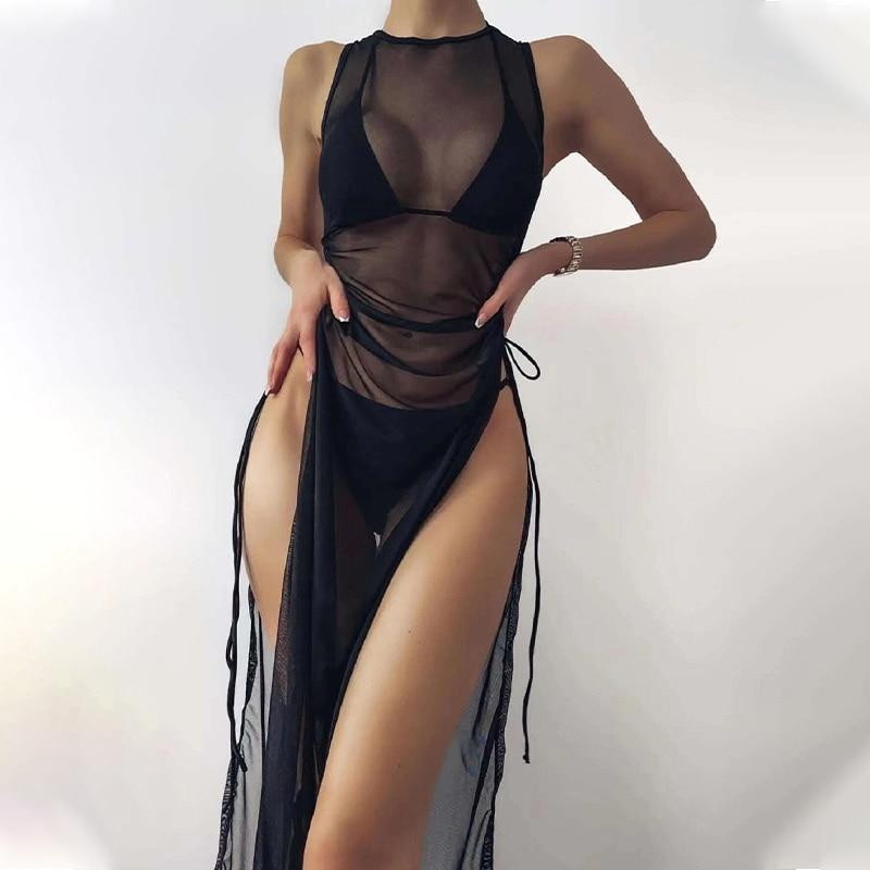 Bikini z suknią plażową-Diabolique